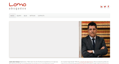 Desktop Screenshot of lomoabogados.com